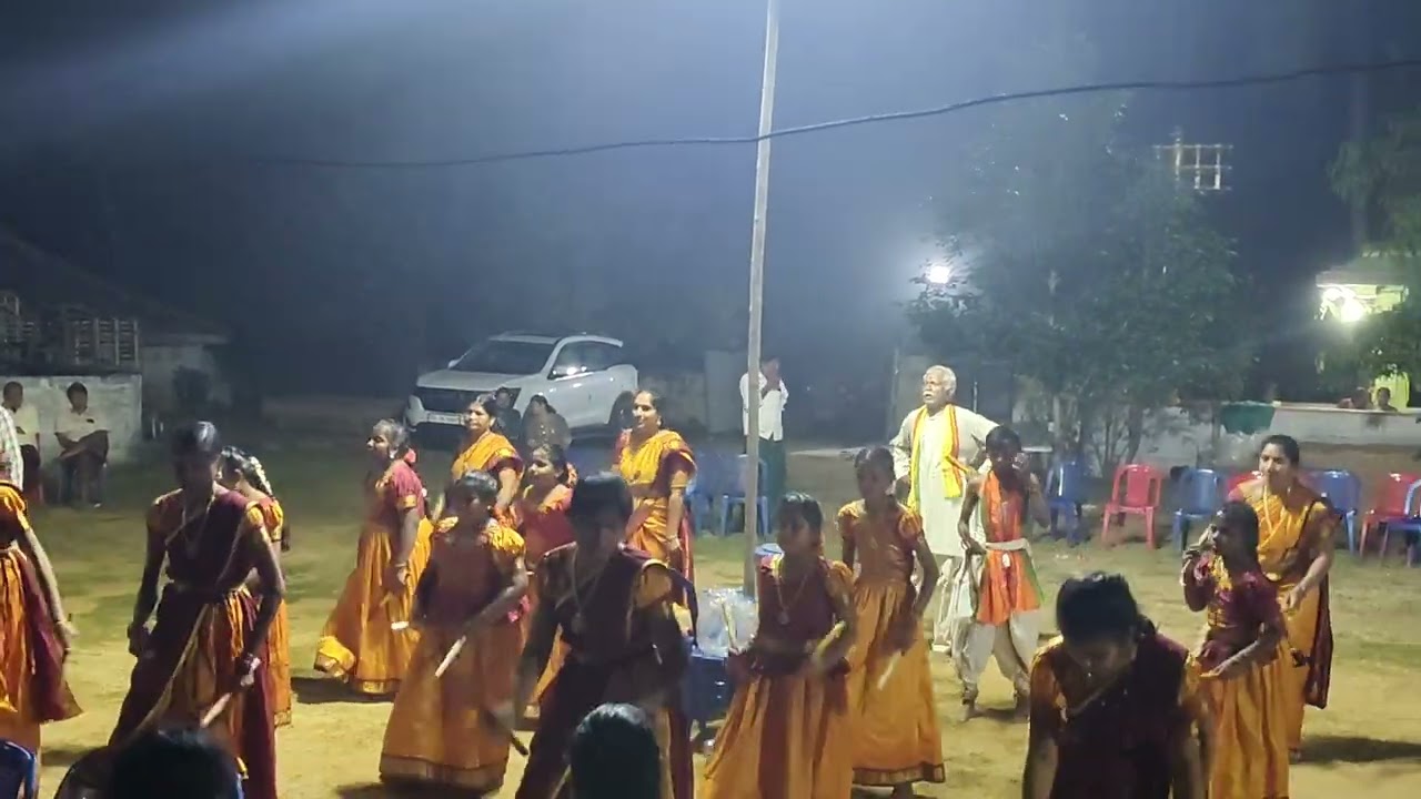 👏హరే శ్రీనివాస మై టీమ్ కోలాటం 💫గుడిపాడు లో🙏 విజయరాయి 🥢