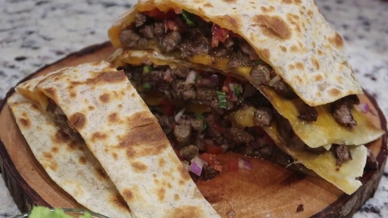 Carne Asada Quesadilla (maravillosamente rica!!!!!!)