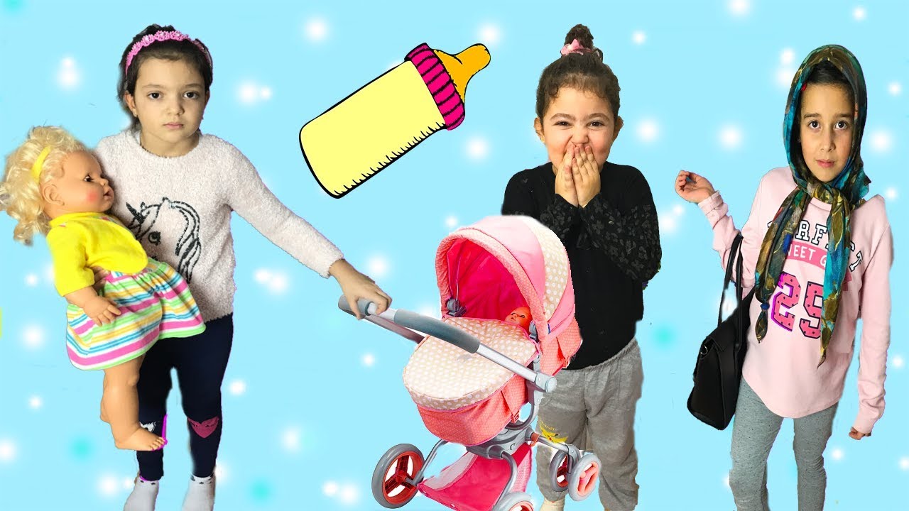 MASAL BEBEKLERİNE BAKICI ARIYOR! BAKICIYLA KOMİK ANLAR - Eğlenceli Çocuk Videosu Comedy for Kids