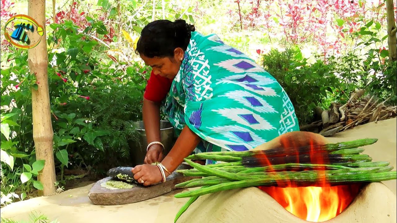 অল্প উপকরনে গ্রামে লুকিয়ে থাকা একটি দুর্দান্ত রেসিপি ||Drumstick Burns Recipe