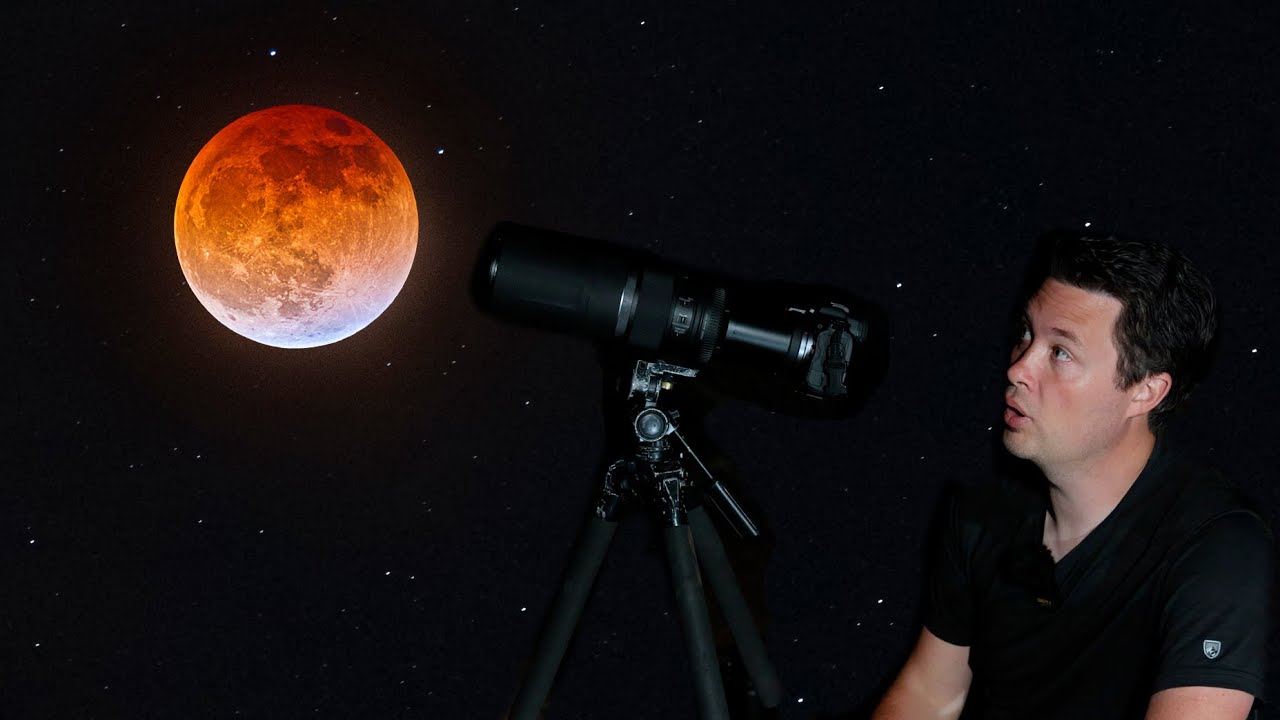 Photographing A LUNAR ECLIPSE FROM START TO FINISH