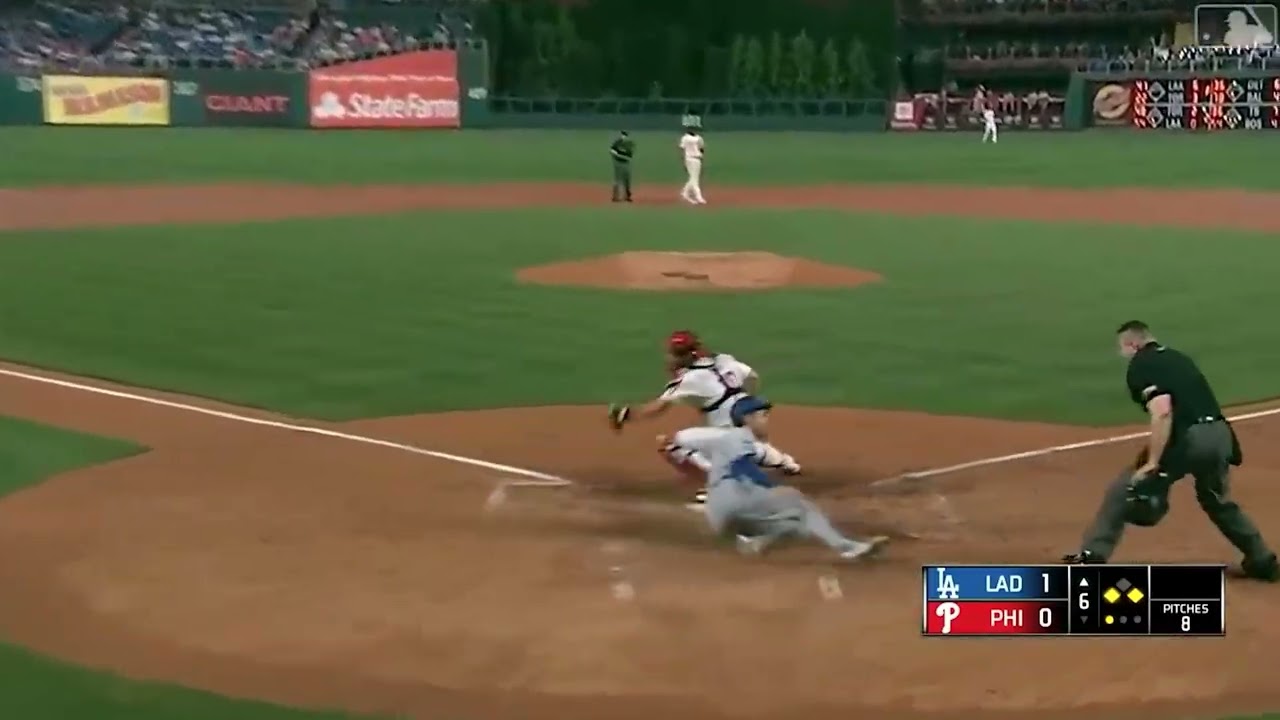 Trea Turner Insane Slide  🤯