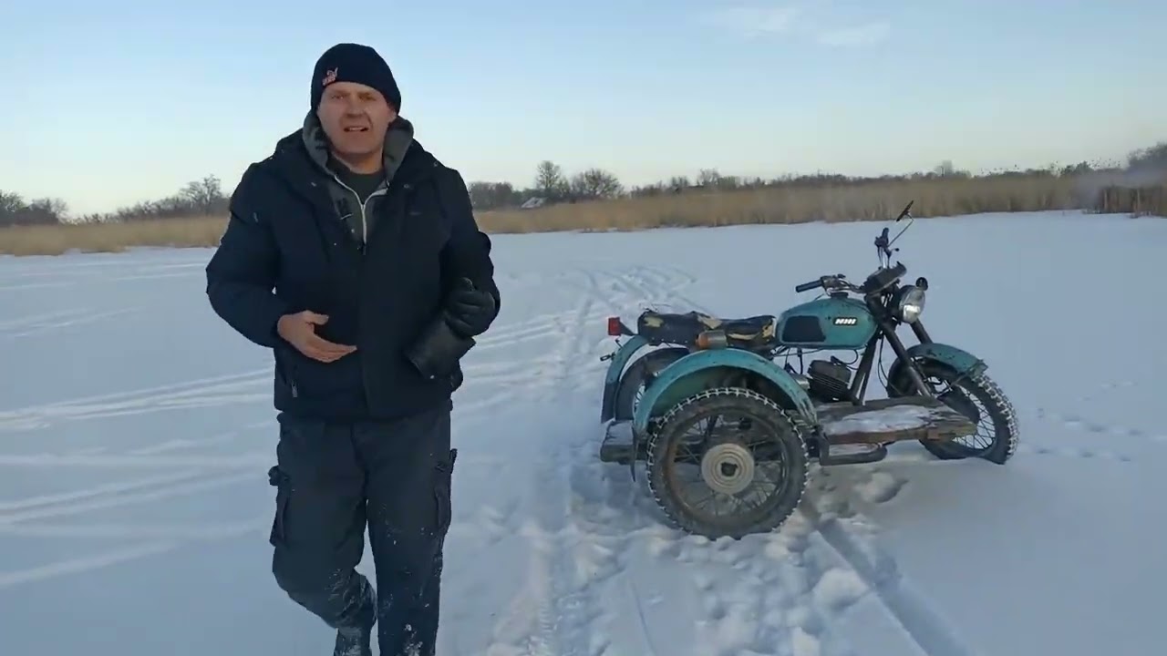 Зимний выезд на болото. ИЖ Юпитер 4, ЧЗ Кросс и Минск.