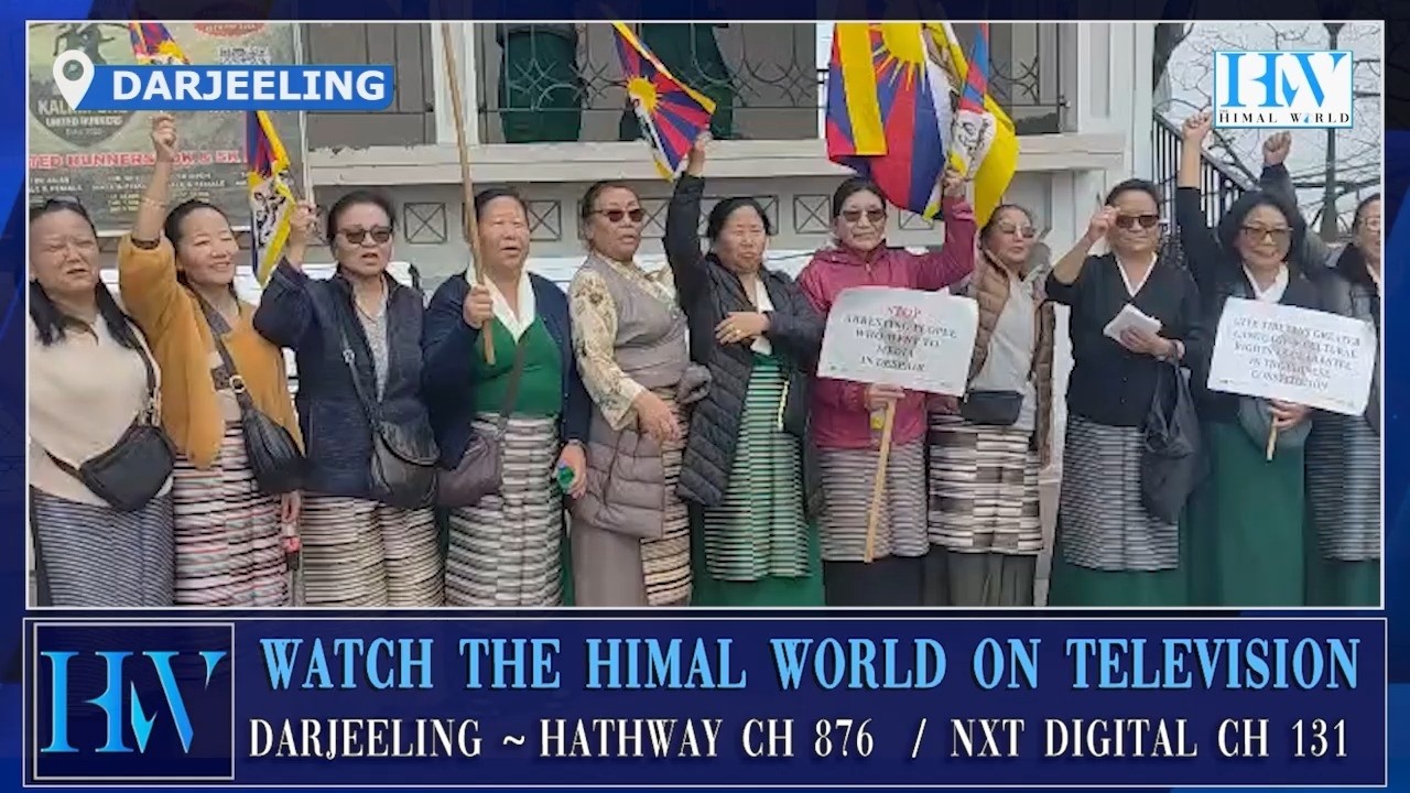 В Дарджилинге состоялся митинг в память о движении за независимость Тибета.