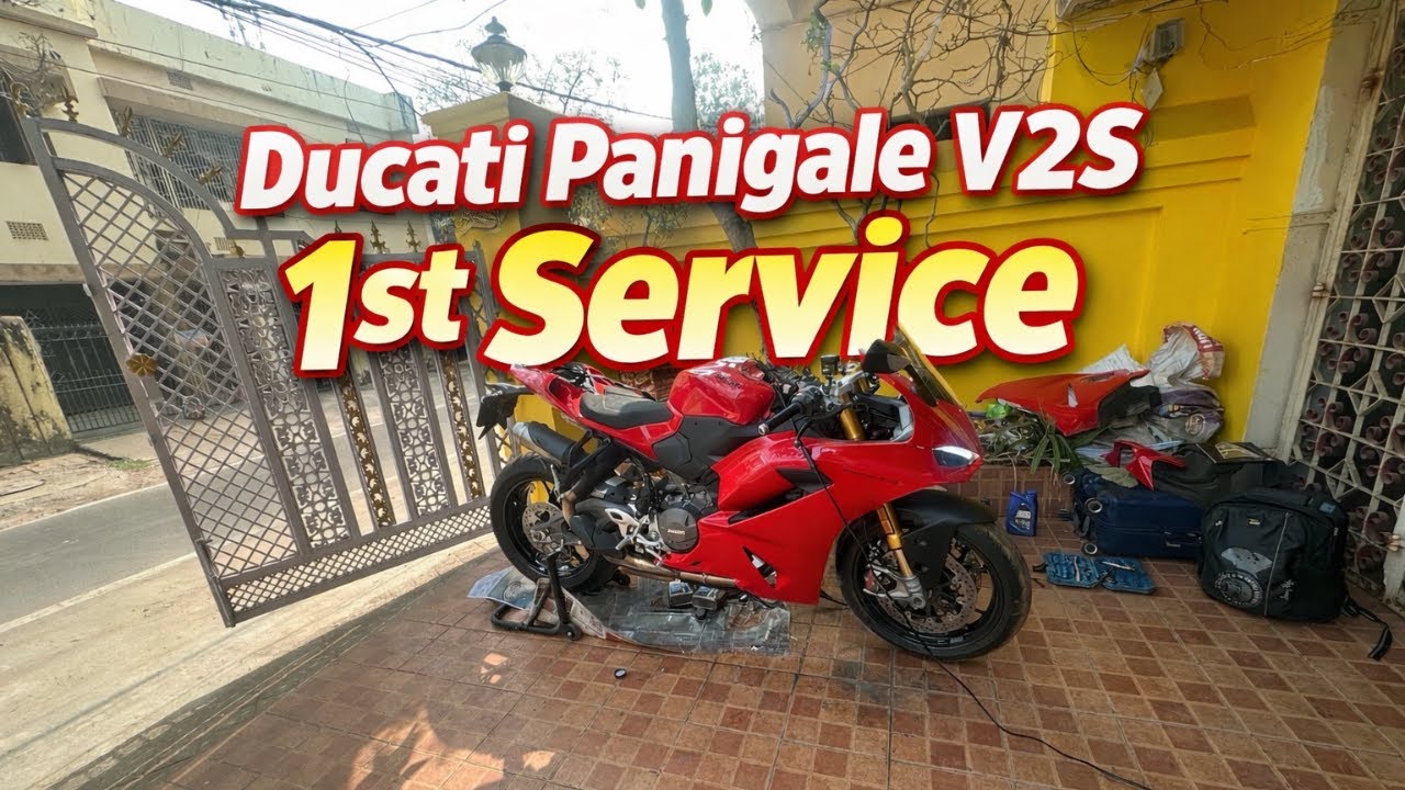 BREAK - IN COMPLETE : DUCATI PANIGALE V2S 1ST SERVICE DONE !!!