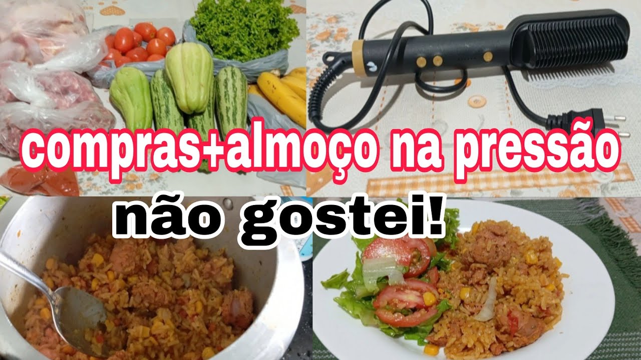 Vida Real: compras da semana+ arroz completo na pressão e uma decepção 😅