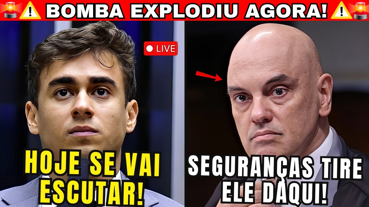 Nikolas Ferreira PERDE a PACI&Ecirc;NCIA com Alexandre de Moraes AO VIVO!.. E o que Ele Diz Cala MORAES