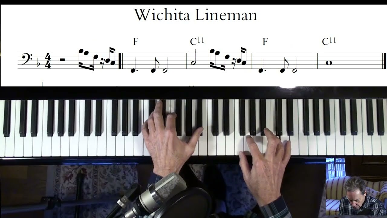 Урок игры на фортепиано Wichita Lineman 1 🎹 Колледж джазового фортепиано