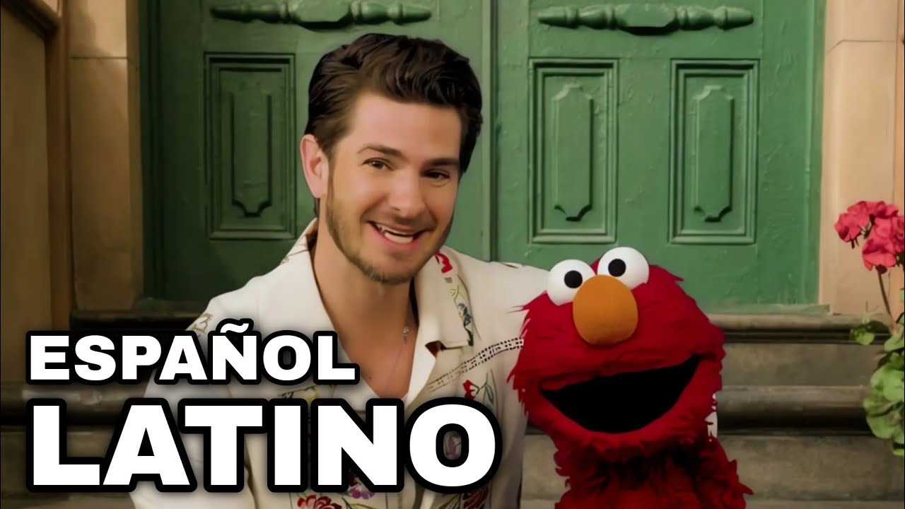 ANDREW GARFIELD CONOCE A ELMO ESPAÑOL LATINO VOZ ORIGINAL DE LALO GARZA | jovaldez :D