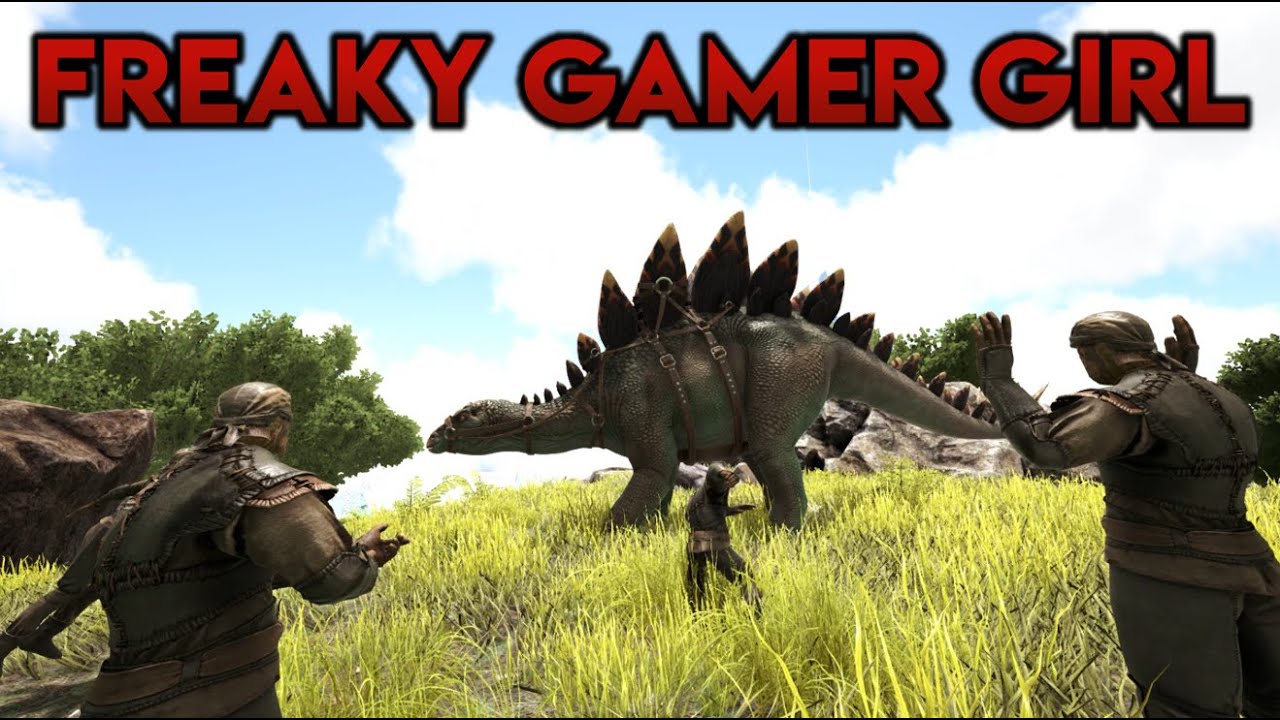 Trolling the FREAKIEST Gamer Girl In ARK...