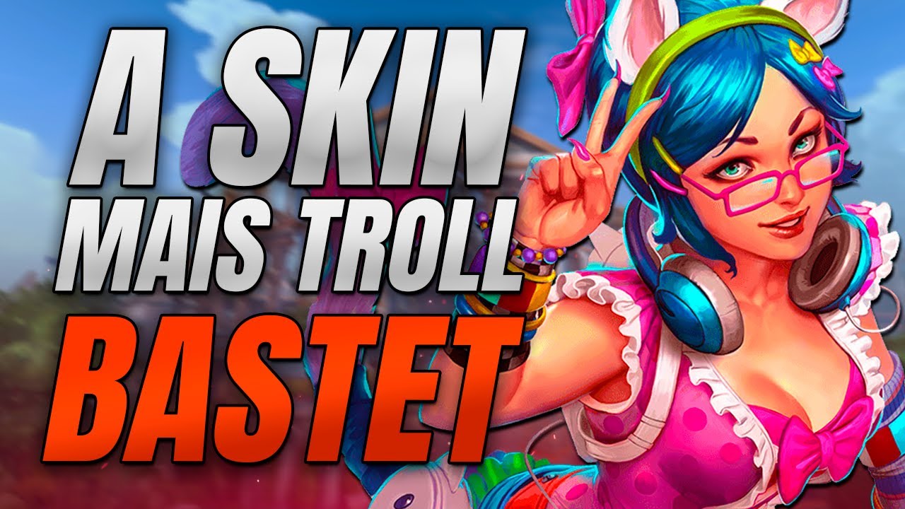ME FIZERAM JOGAR COM ESSA SKIN INSUPORTÁVEL! BASTET JUNGLER CONQUISTA