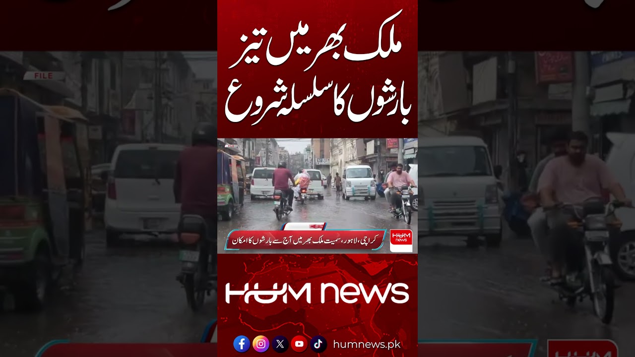Rain Spell Begins Across the Region | Weather Update | Hum News | Pakistan