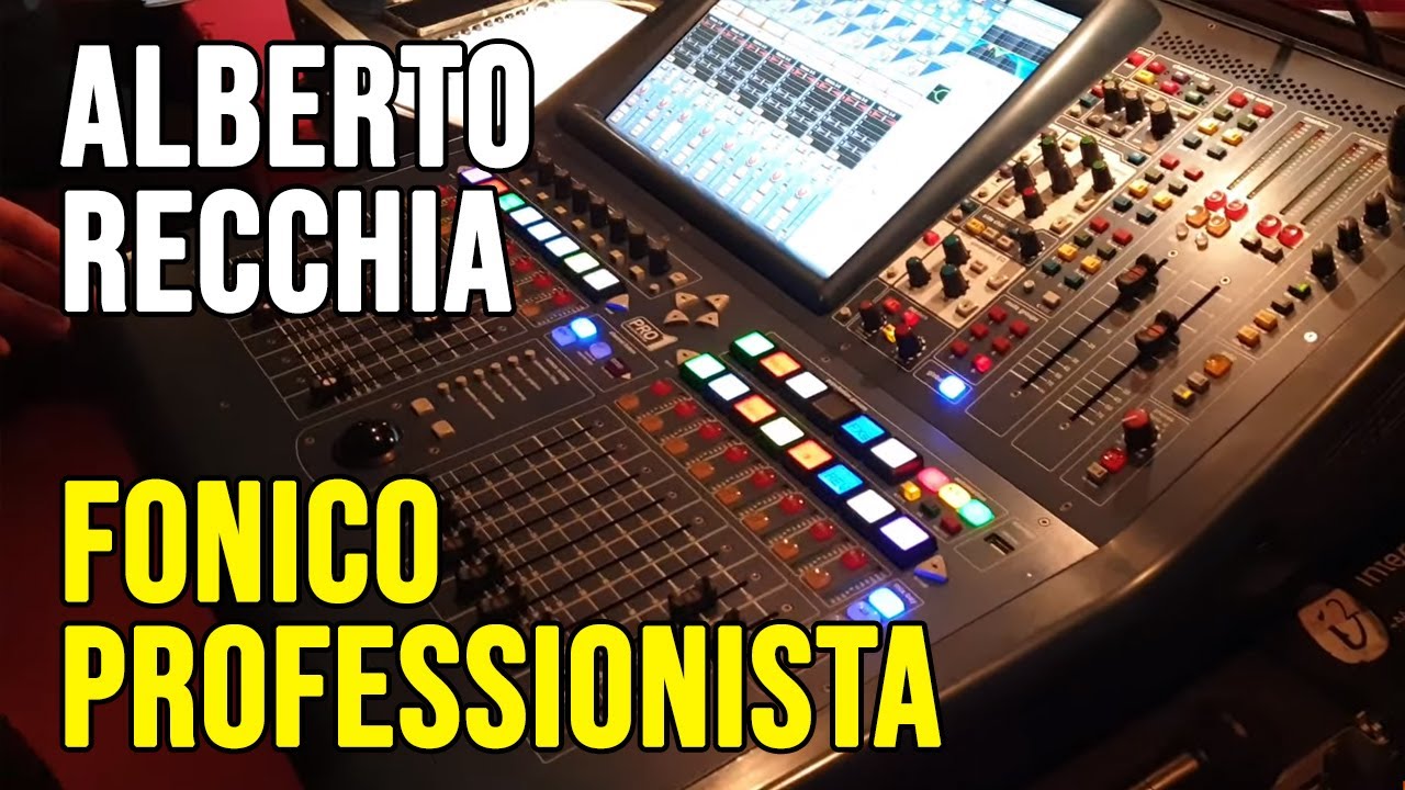 Alberto Recchia, il fonico dietro al mixer di Rocco Papaleo | Vita da Professionisti #12