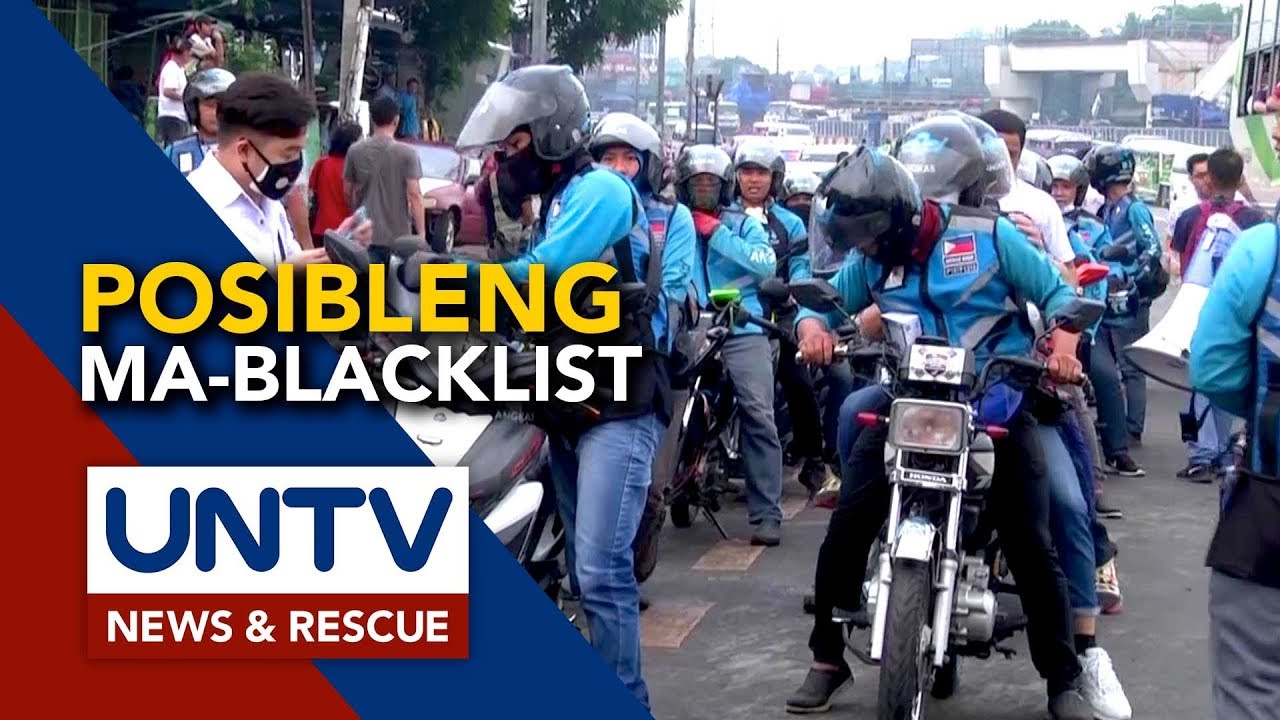 Angkas, maaaring ma-blacklist sa pilot test run ng motorcycle taxi