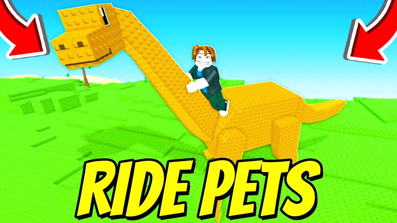 Как кататься на питомцах в игре Catch and Tame! Roblox