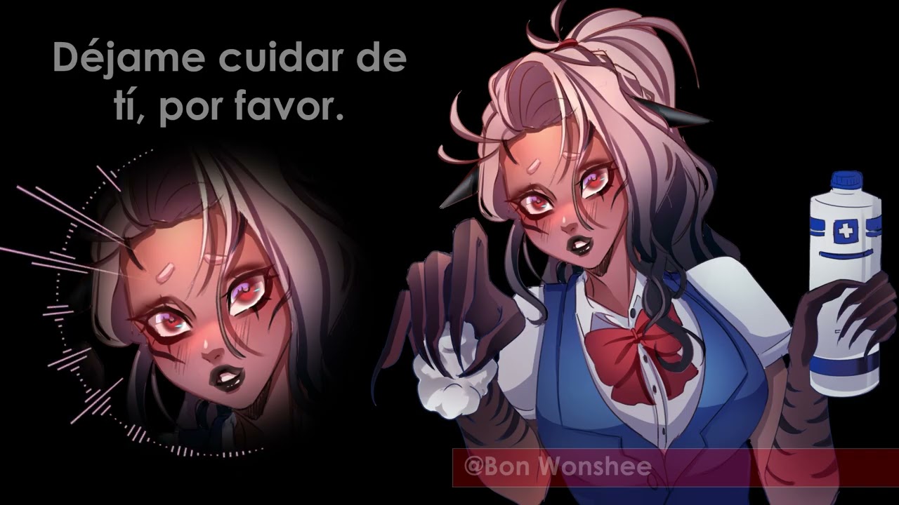 Mejor amiga cura tus heridas y quiere besarte || ASMR Roleplay audio