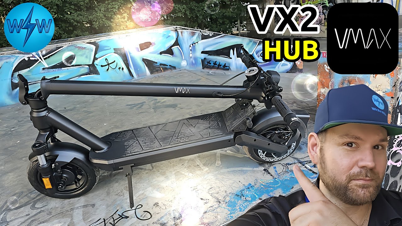 VMAX VX2 HUB 🔥 1900W 🔥 Power eScooter mit Strassenzulassung ABE, Stärkster Single Motor e-Scooter?
