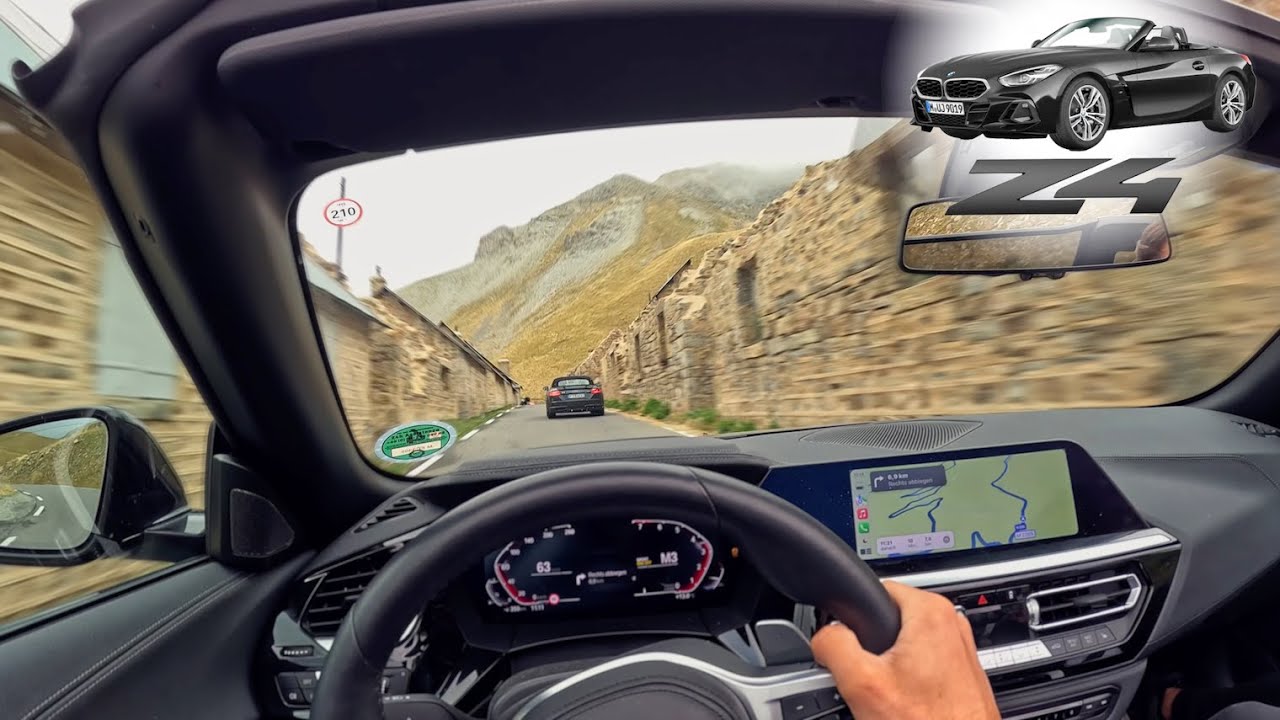 BMW Z4 vs. Audi TT Quattro - Fast POV Mountain Run