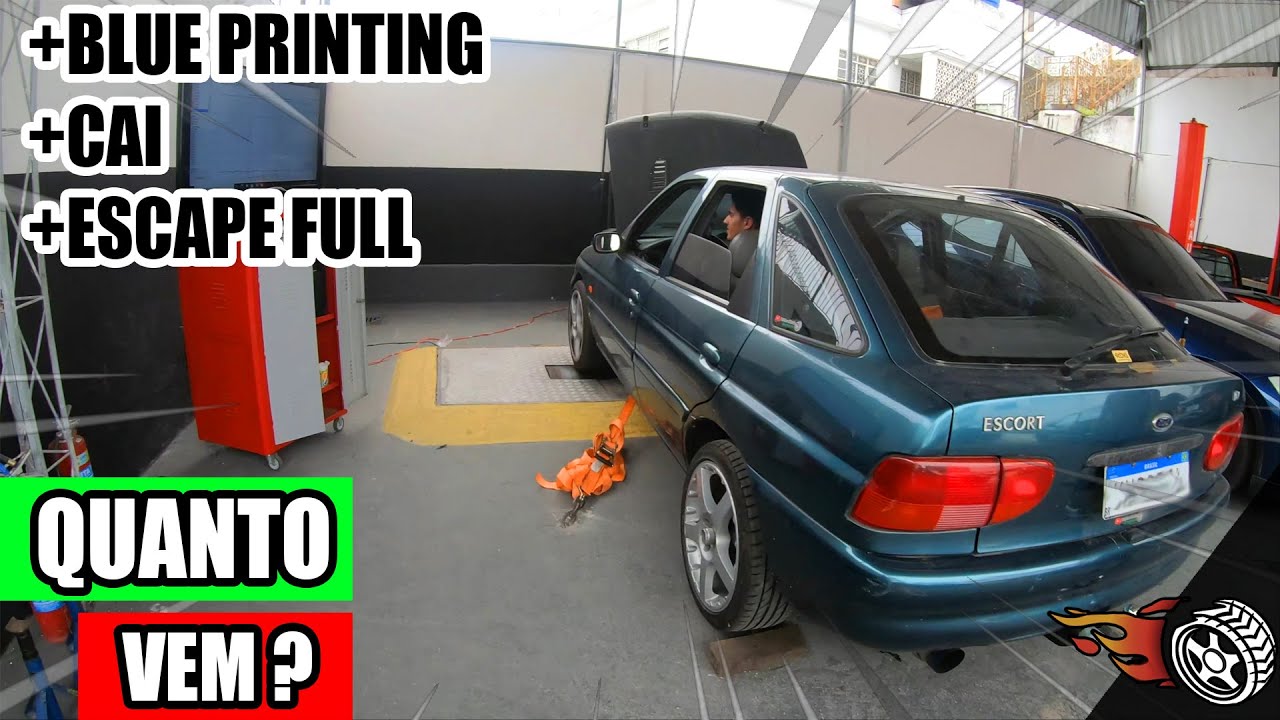 Quanto vem? Escort Zetec 1.8 16v aspro no Dino Dinamometro