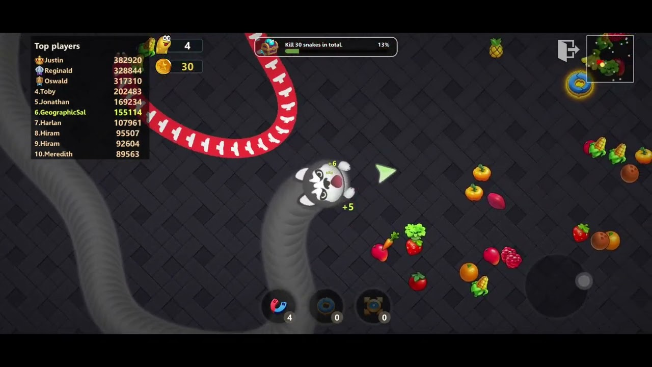 Snake Speed Challenge – Kitna Fast Grow Karega? 🐍⚡#support#subscribe