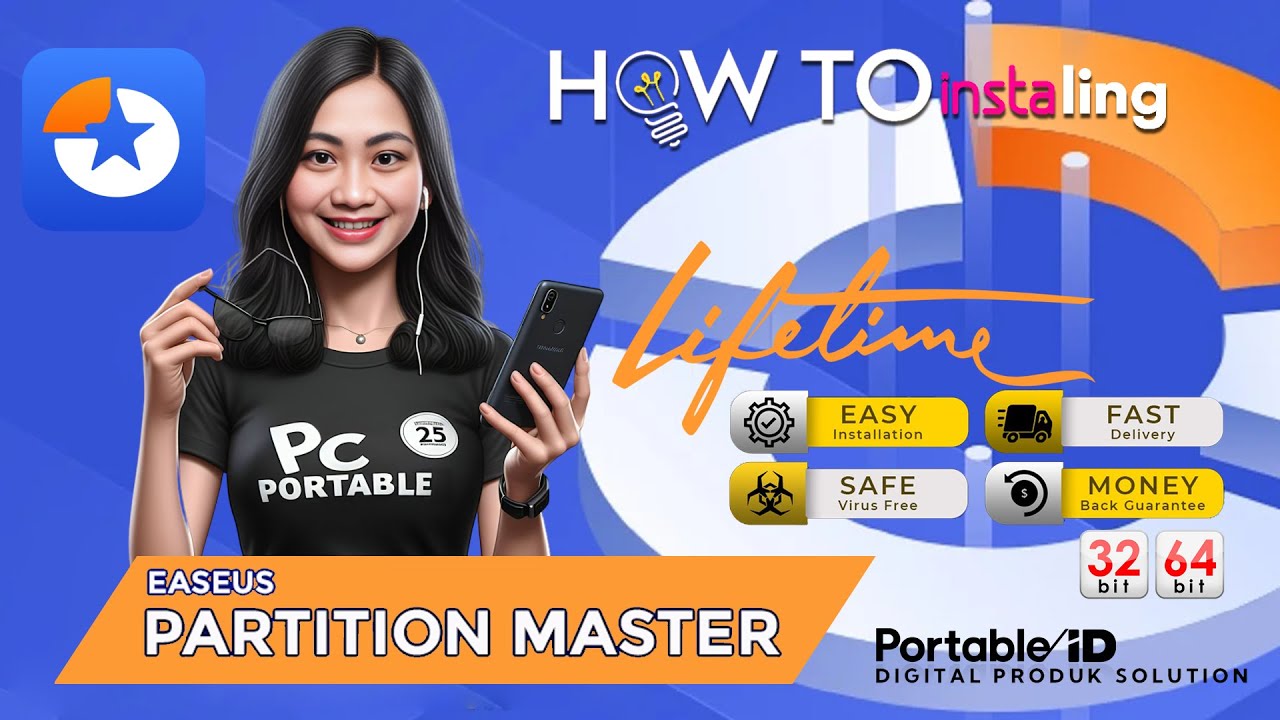 🔵 CARA INSTAL EASEUS PARTITION MASTER DI WINDOWS 64 BIT