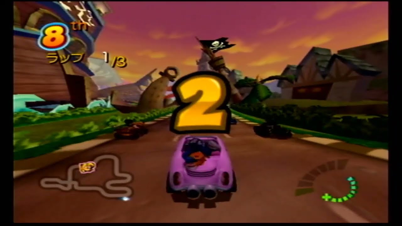 Kurasshu bandikū gatchanko wārudo (Crash Tag Team Racing JP) Part 2 - Mystery Island 2/2