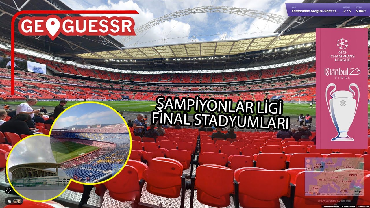 Şampiyonlar Ligi Finali Stadyumları | GeoGuessr