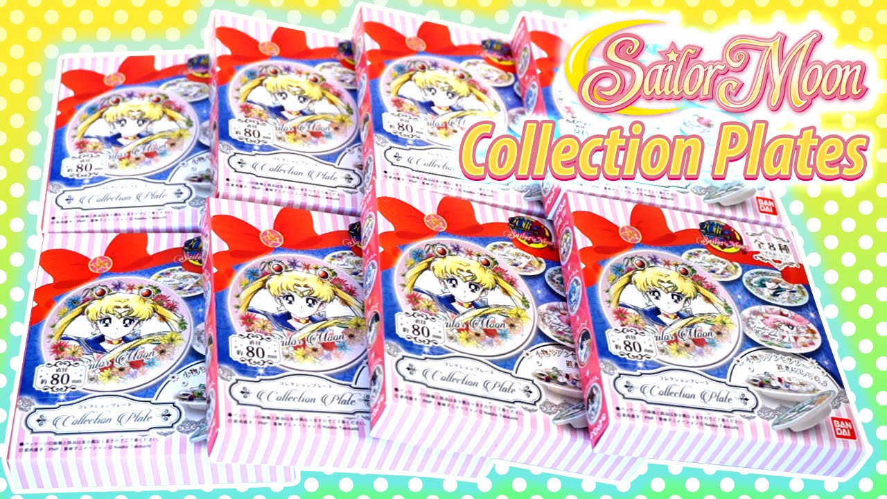 Anime Sailor Moon Collection Plates - Kawaii Surprise Blind Boxes