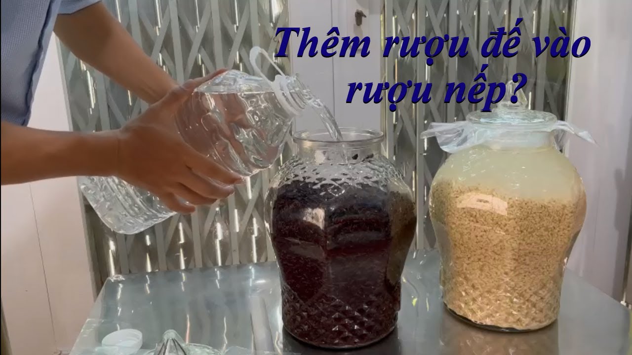 Vì sao phải thêm rượu đế vào nếp cái hoa vàng? 