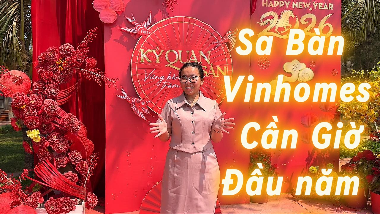Sa Bàn Vinhomes Cần Giờ những ngày sau tết. Đông vui khách hàng đi xem dự án và chọn được nhà !!