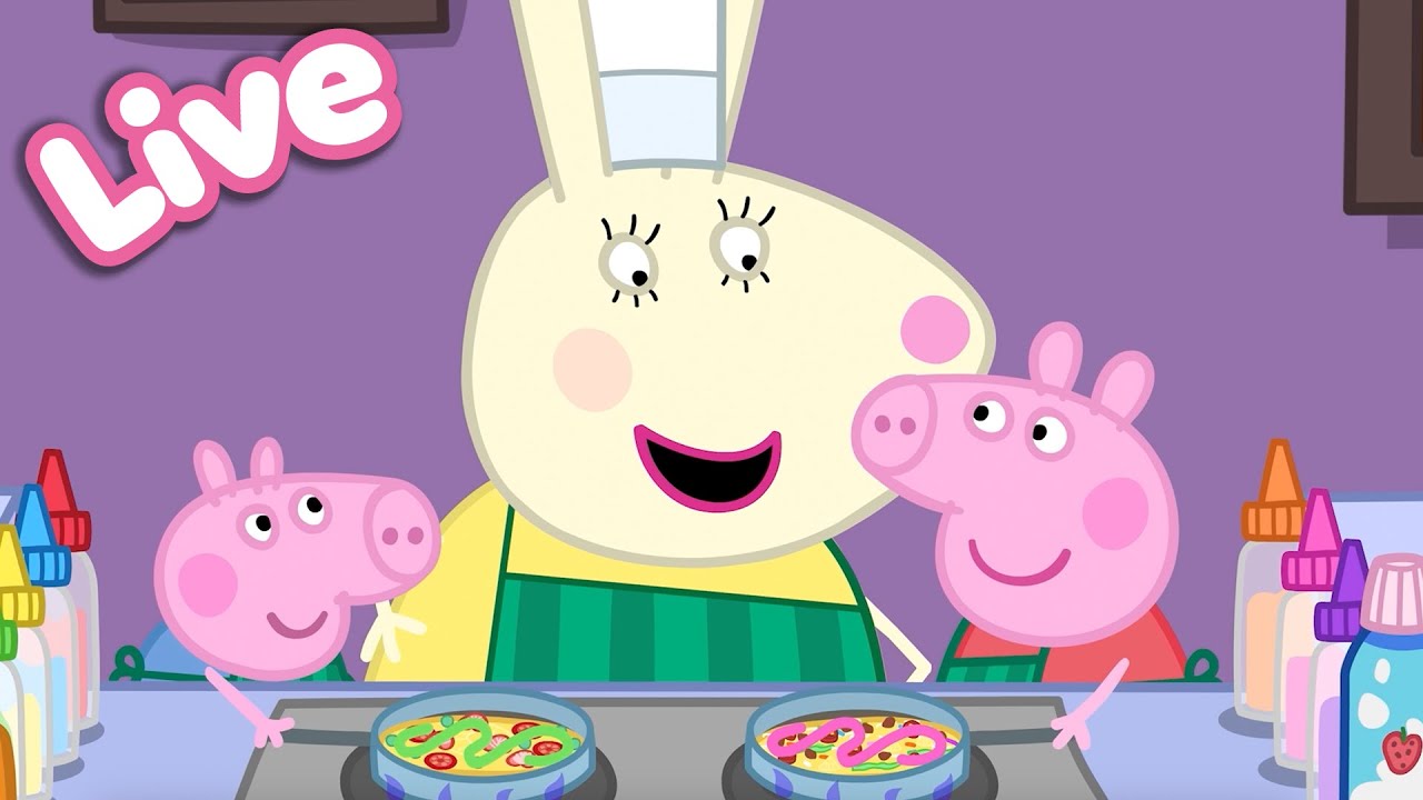 🍎 Peppa Pig Best Bites LIVE! 🐷 Peppa’s Food & Cooking Moments |  Tales Full Episodes 24/7
