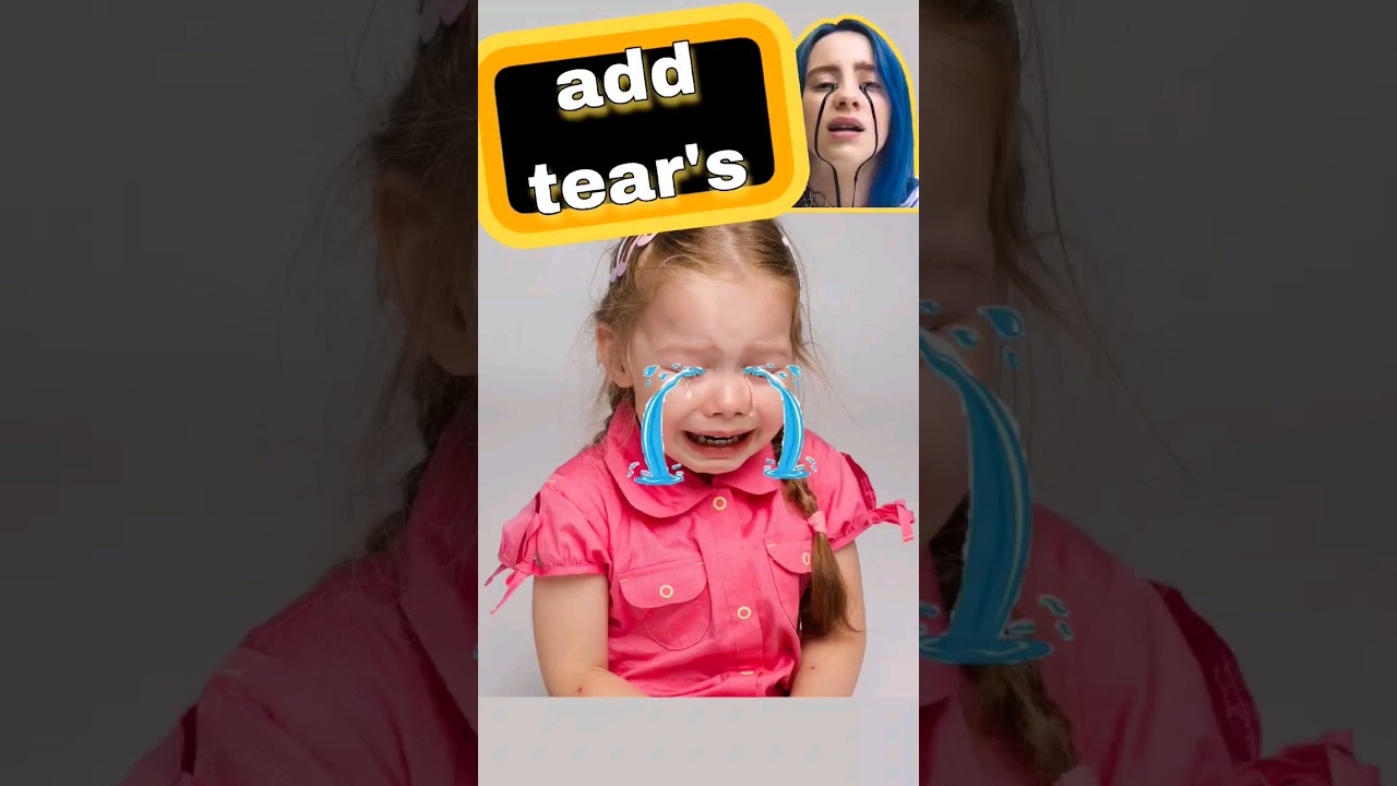 🎯 How to Add Realistic Tears and Emotions in Photoshop ! 😢💧