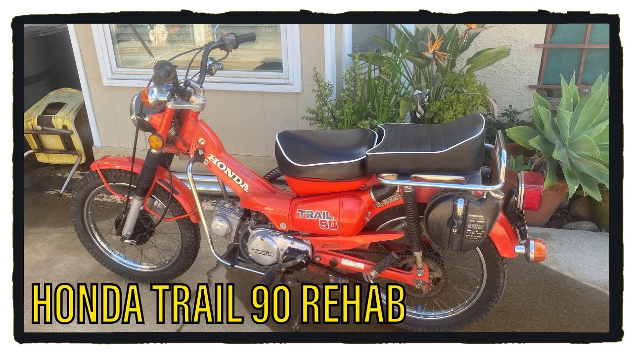 Let's Get This Vintage Honda Trail 90 Running Again!  CT90 Rehab / Postie Bikes Rule!