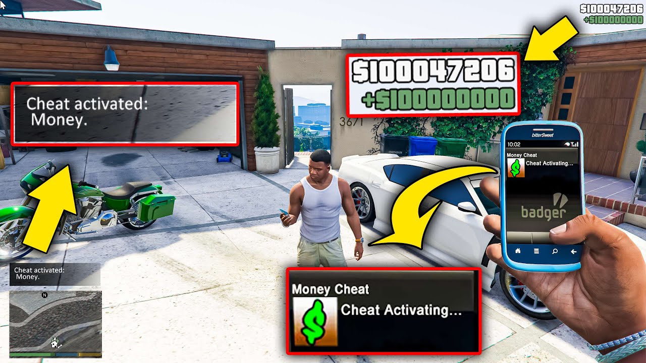 GTA 5 - All New Secret Phone Cheats! (Money Cheat, Girlfriend Cheat & more)