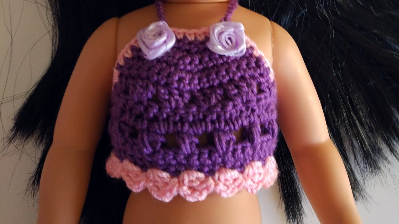DIY TOP A CROCHET PARA MUÑECA