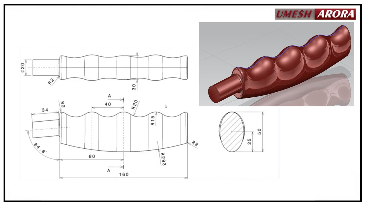 #NX CAD #SURFACE TUTORIAL