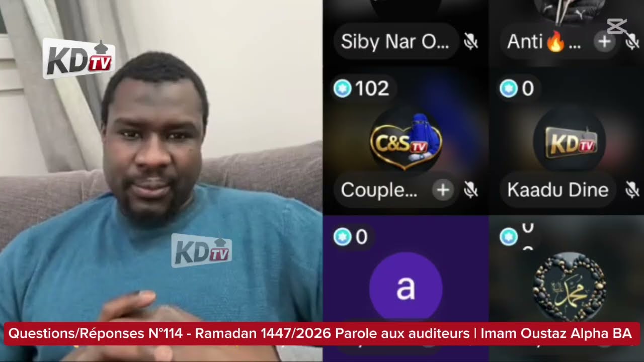 Questions/Réponses N°114 - Ramadan 1447/2026 Parole aux auditeurs | Imam Oustaz Alpha BA 