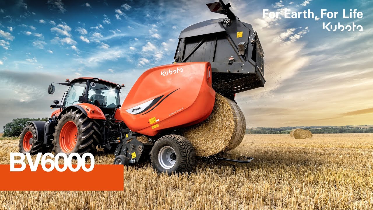 Kubota BV6160-BV6190 : Nouvelle génération de presses à chambre variable | 