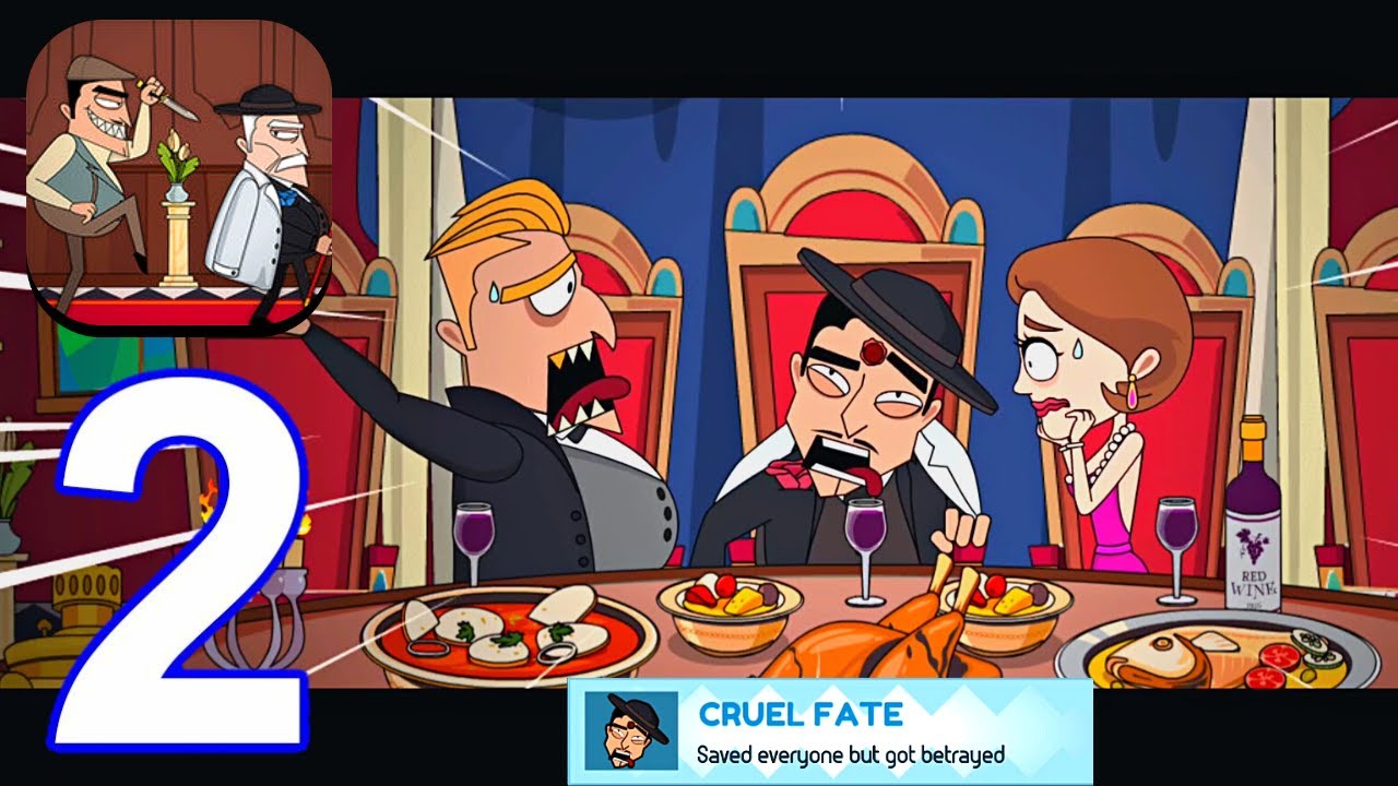 Murder Mafia - Gameplay Walkthrough, CRUEL FATE (iOS, Android) | Part 02