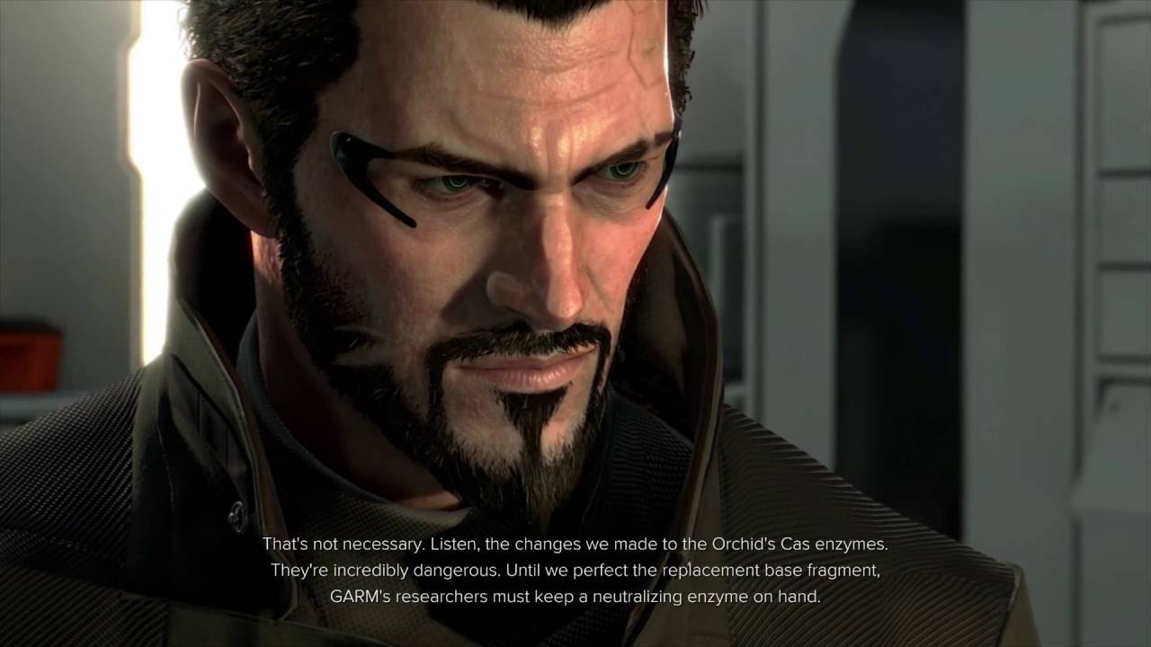Deus Ex: Mankind Divided - The Heist: Versalife Vault Cutscene Janus, Datarod, Bob & Megan GARM