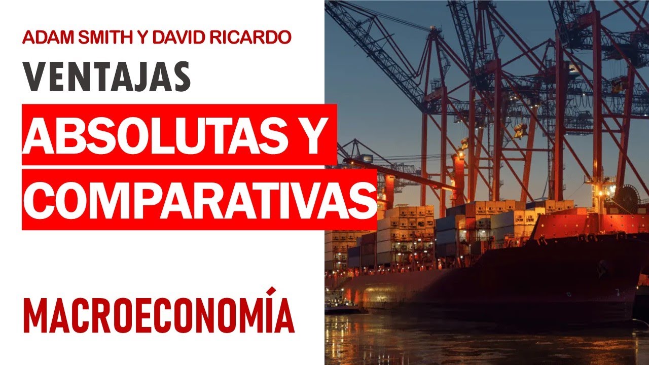Ventajas absolutas y comparativas - Adam Smith y David Ricardo