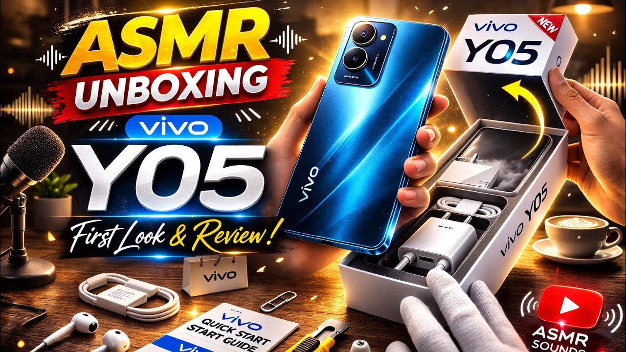 Vivo Y05 Unboxing asmr📦 | Budget Beast With 6500mAh Battery 