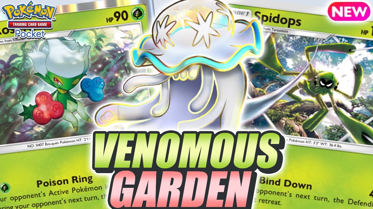 NO ESCAPE ! ROSERADE & SPIDOPS Trap Their Prey Perfectly ! - Pokemon TCG Pocket