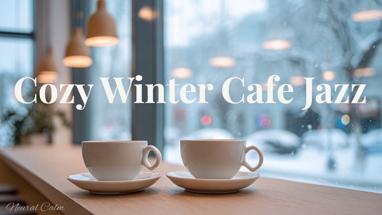 Cozy Winter Cafe Jazz ☕ Calm & Gentle Piano Jazz for Relaxing Mornings