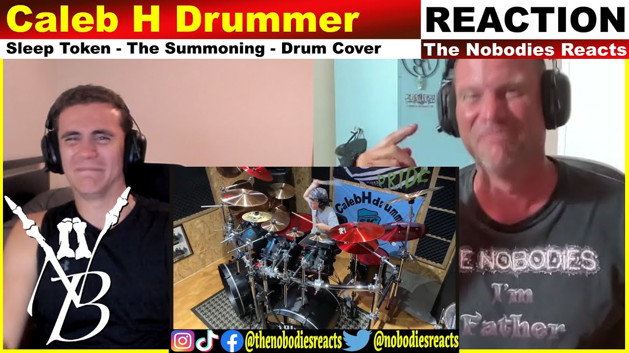 REACTION to Caleb H Drummer 