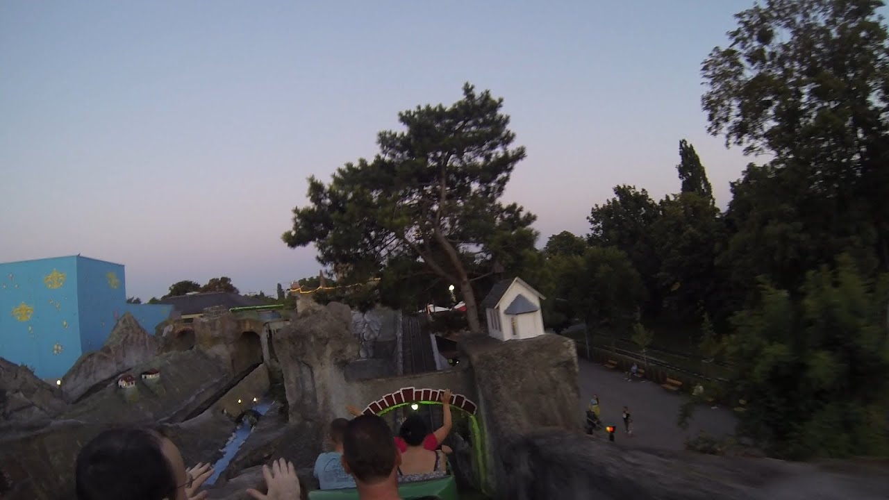 Wiener Hochschaubahn Zwergerlbahn Scenic Railway 1950 Nostalgie Prater Wien Vienna 2016 POV Onride