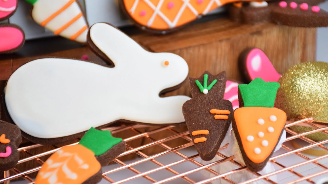 BISCOITO DE CHOCOLATE DECORADO | BISCOITO DE PÁSCOA