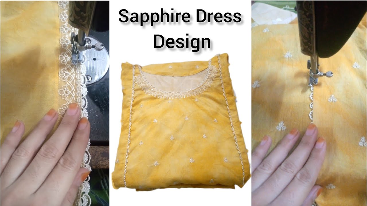 Sapphire Summer Dress Design | Panel Shirt Design |