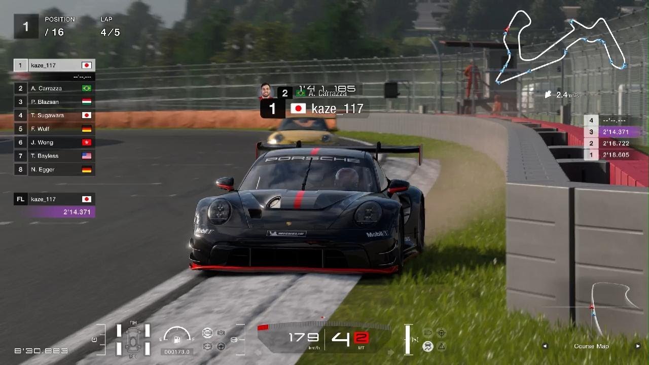 グランツーリスモ 7_20260227　ウィークリーチャレンジ　レイク・マジョーレ　911 GT3 R