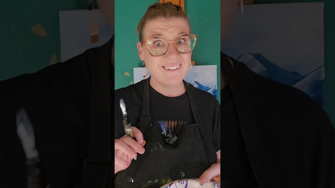 ПРОСТОЙ урок рисования горного пейзажа!